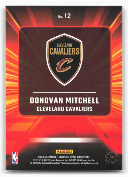 2024-25 Donruss Optic #12 Donovan Mitchell Express Lane
