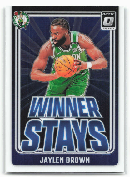2024-25 Donruss Optic #7 Jaylen Brown Winner Stays