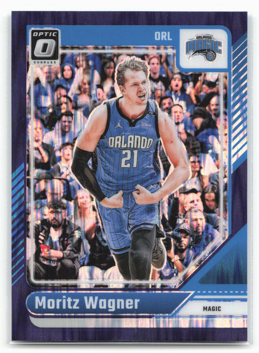 2024-25 Donruss Optic #66 Moritz Wagner Purple Shock