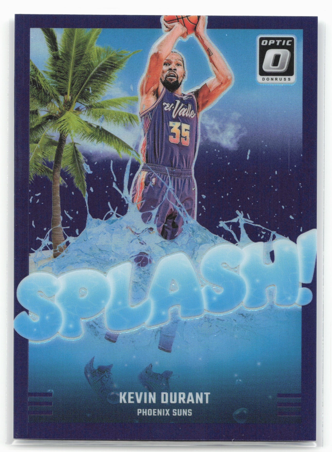 2024-25 Donruss Optic #10 Kevin Durant Splash! Purple