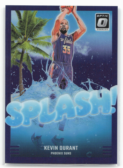 2024-25 Donruss Optic #10 Kevin Durant Splash! Purple