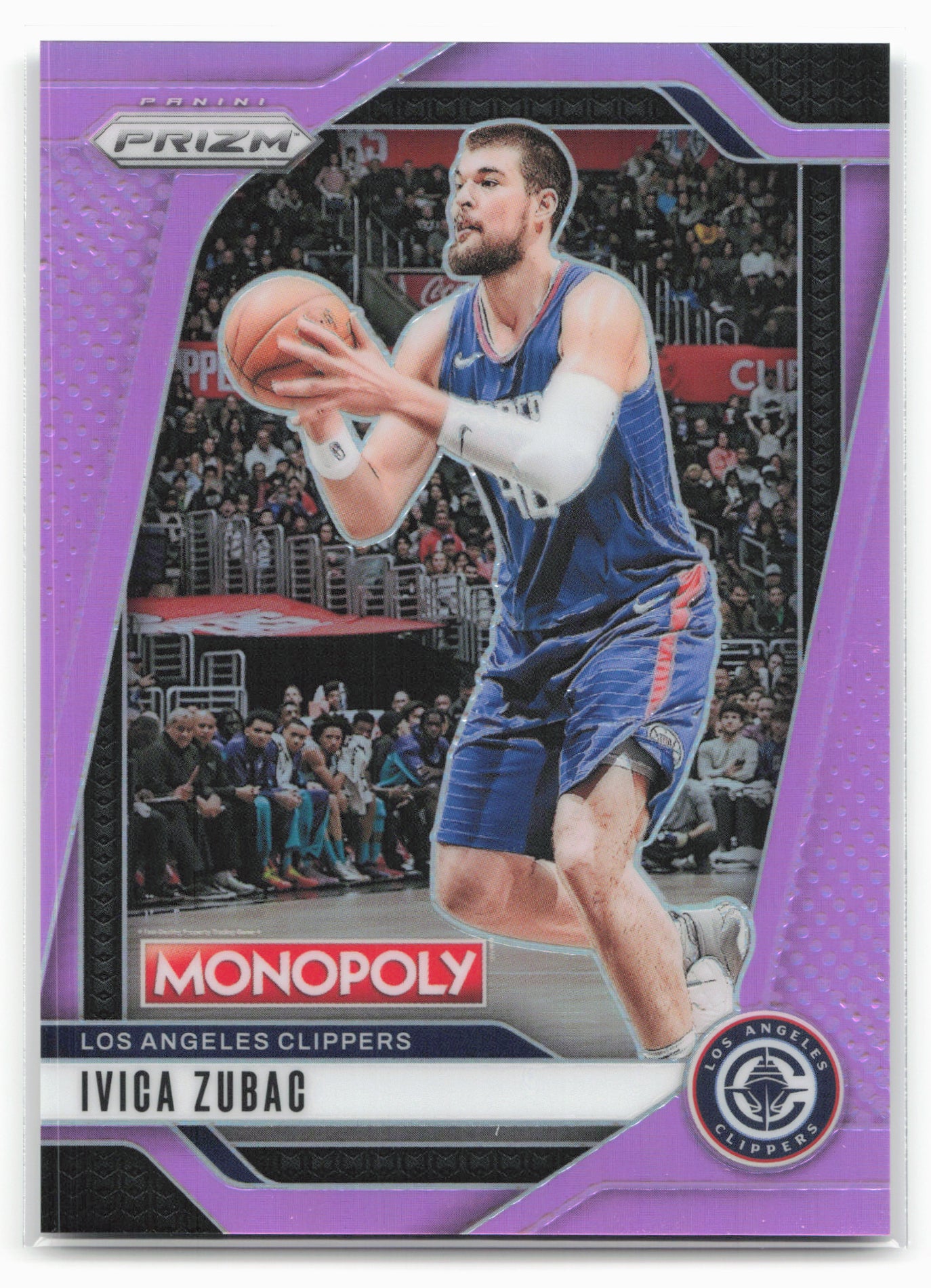 2024-25 Panini Prizm Monopoly #21 Ivica Zubac Pink Prizms #/199