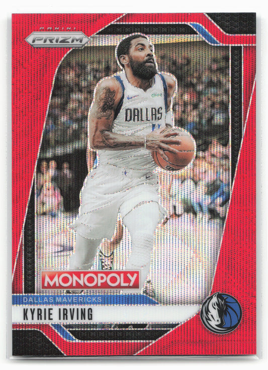 2024-25 Panini Prizm Monopoly #50 Kyrie Irving Red Prizms