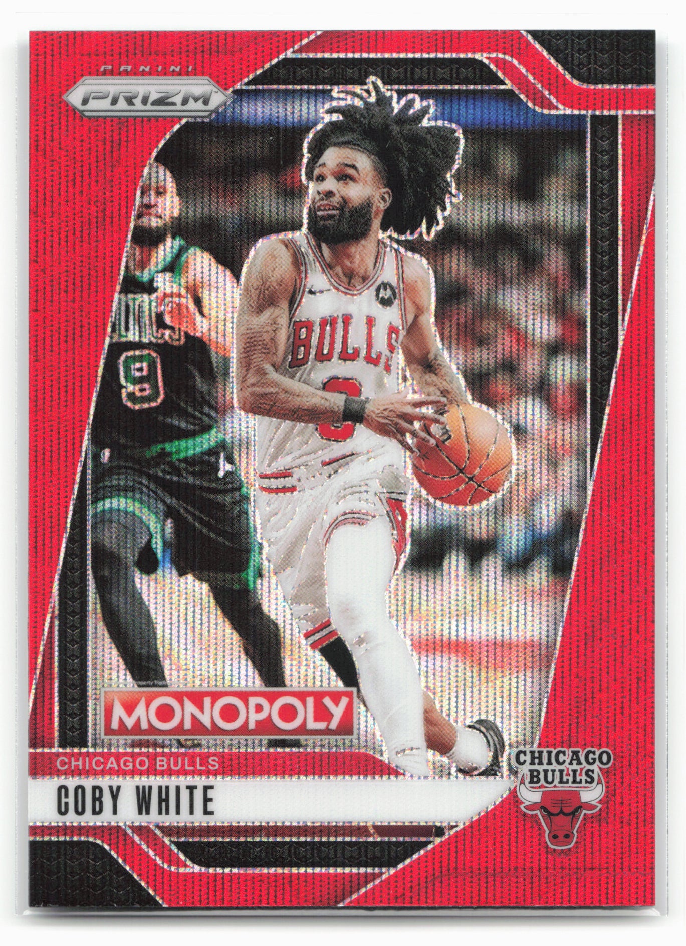 2024-25 Panini Prizm Monopoly #11 Coby White Red Prizms
