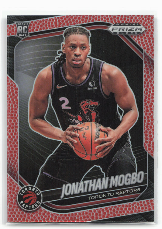 2024-25 Panini Prizm Black #227 Jonathan Mogbo Basketball #/225