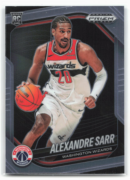 2024-25 Panini Prizm Black #46 Alexandre Sarr