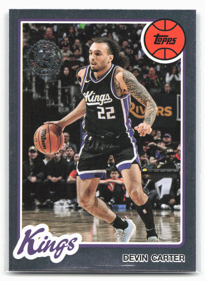 2025-26 Topps #80BK-31 Devin Carter 1980-81 Topps Basketball