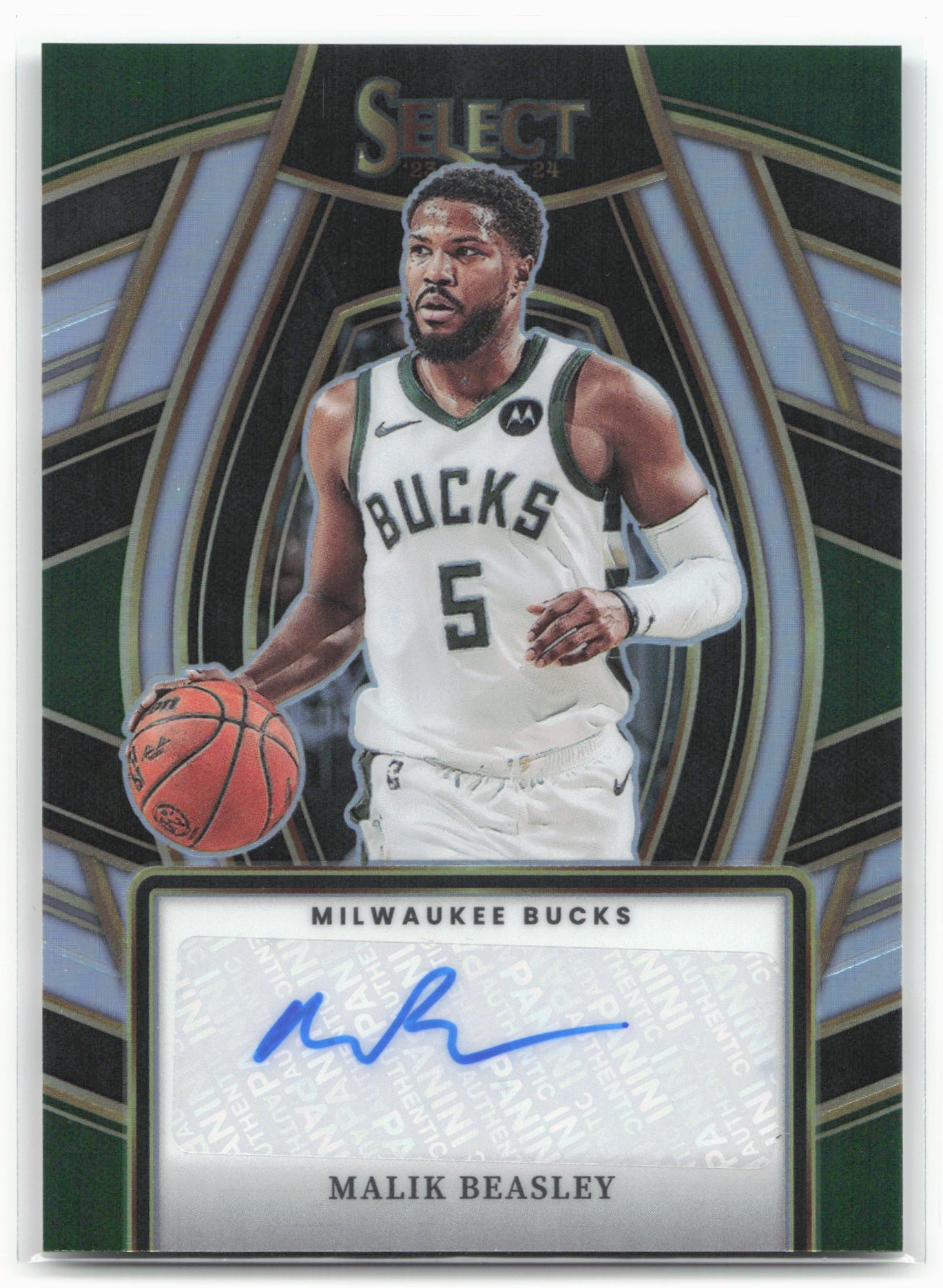 2023-24 Panini Select #SSS-MBM Malik Beasley Signature Selections