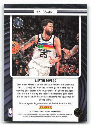 2023-24 Hoops #GS-ARS Austin Rivers Great SIGnificance