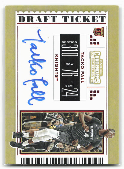2019 Panini Contenders Draft Picks #118 Tacko Fall Draft Ticket Red Foil