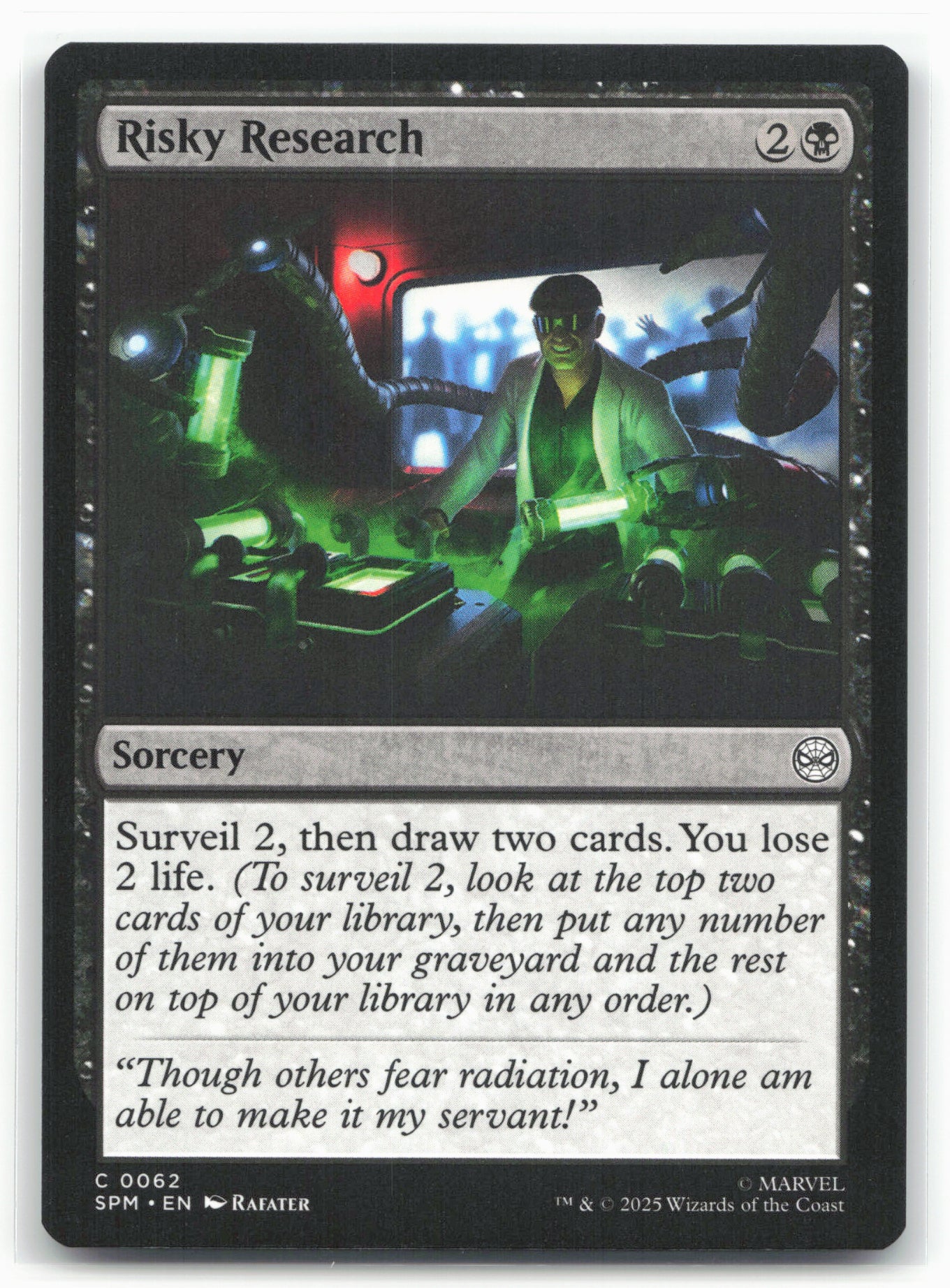 Marvel's Spider-Man #62 Risky Research