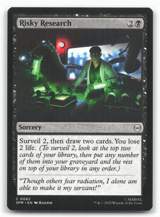 Marvel's Spider-Man #62 Risky Research