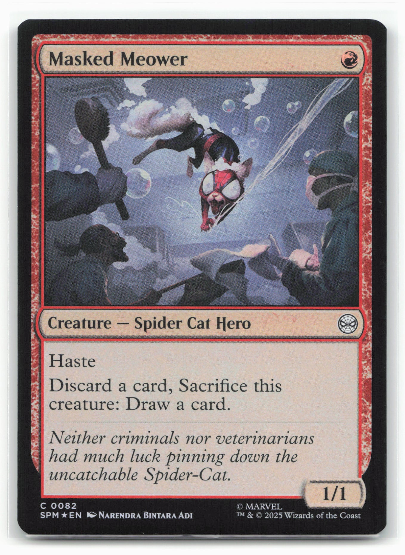 Marvel's Spider-Man #82 Masked Meower Foil