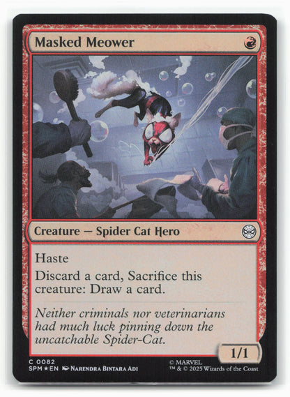 Marvel's Spider-Man #82 Masked Meower Foil