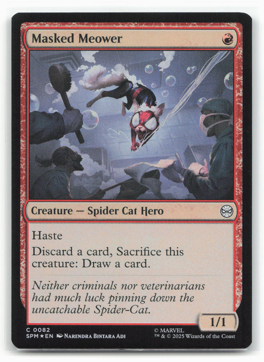 Marvel's Spider-Man #82 Masked Meower Foil
