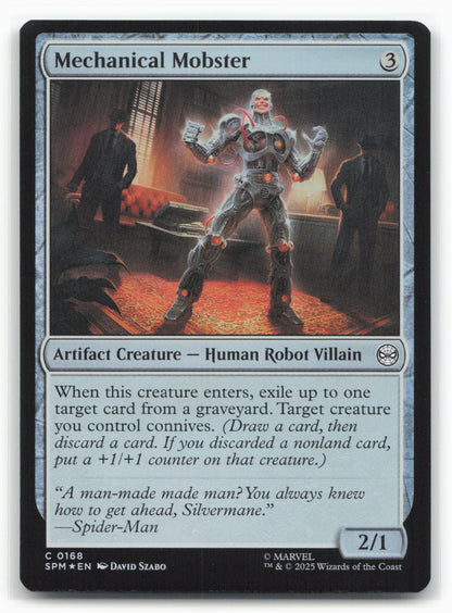 Marvel's Spider-Man #168 Mechanical Mobster Foil