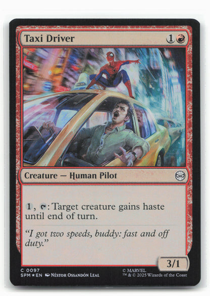 Marvel's Spider-Man #97 Foil Taxi Driver
