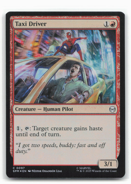 Marvel's Spider-Man #97 Foil Taxi Driver