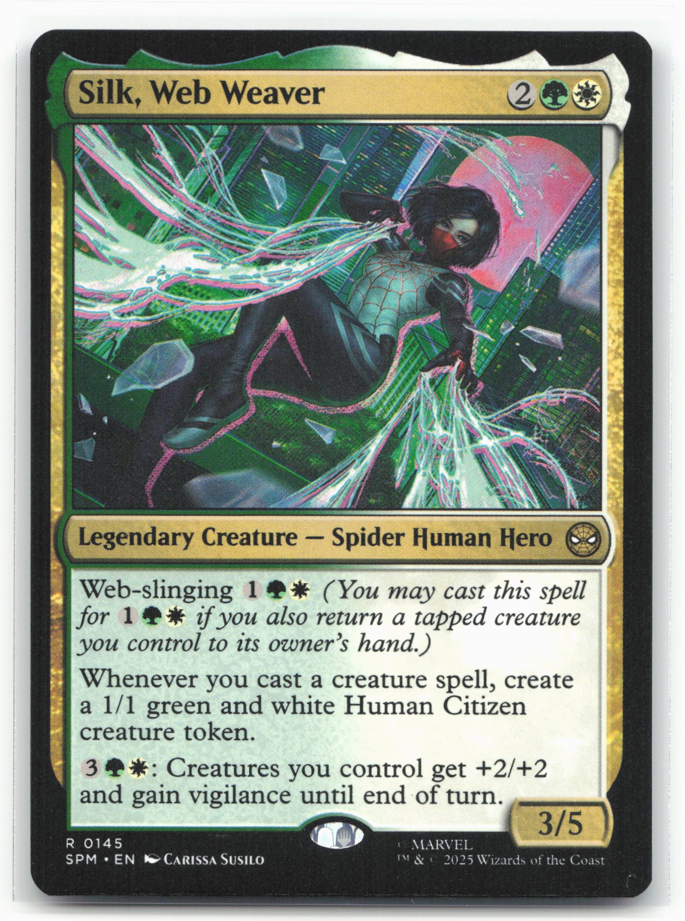 Marvel's Spider-Man #145 Silk, Web Weaver