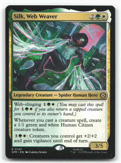Marvel's Spider-Man #145 Silk, Web Weaver