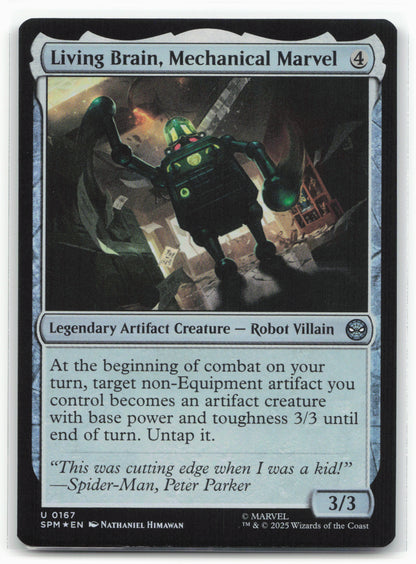 Marvel's Spider-Man #167 Foil Living Brain, Mechanical Marvel