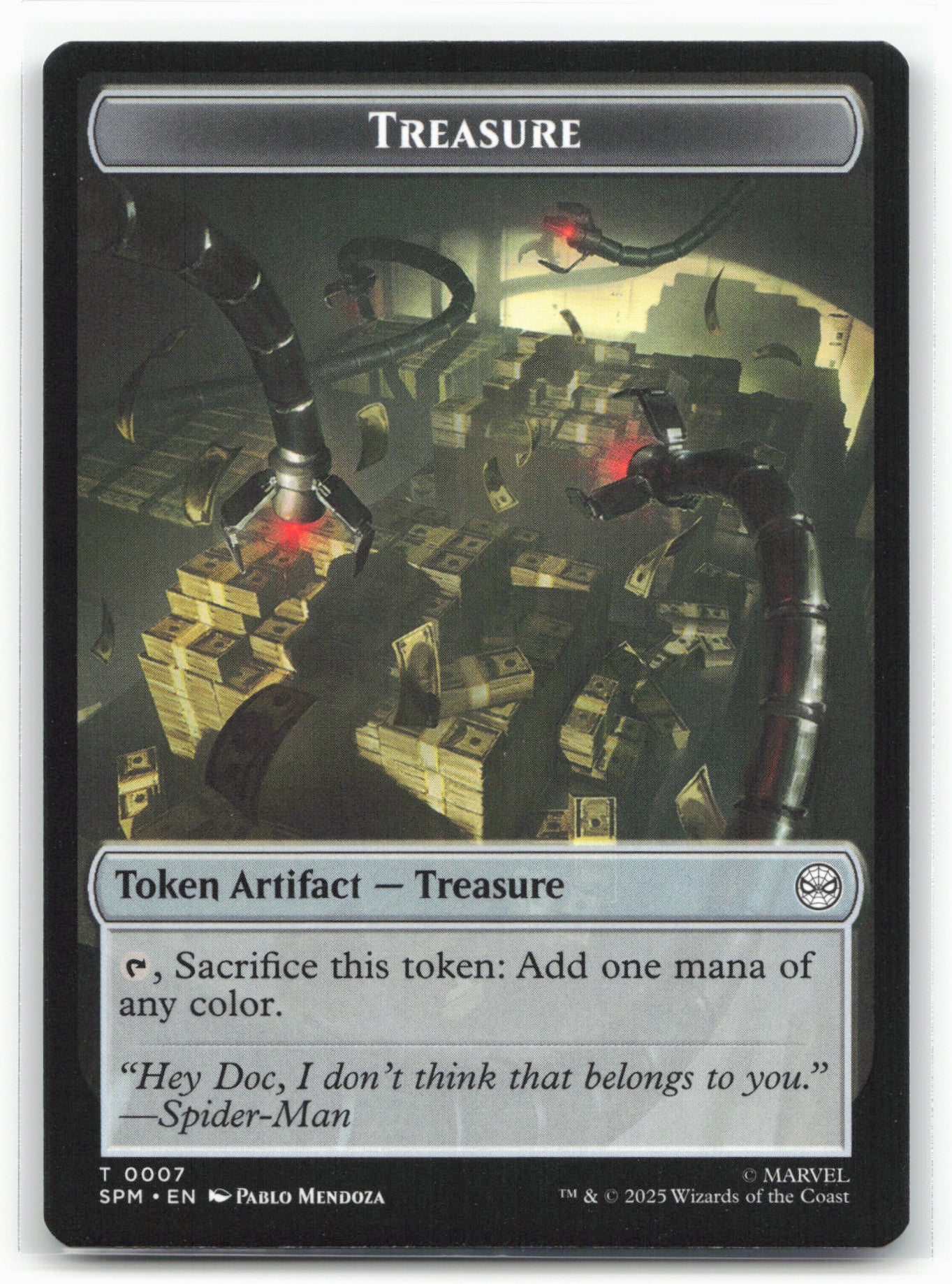 Marvel's Spider-Man #0007 Token Treasure and Spider
