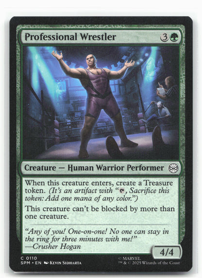 Marvel's Spider-Man #110 Professional Wrestler