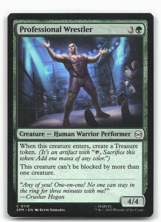 Marvel's Spider-Man #110 Professional Wrestler