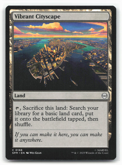 Marvel's Spider-Man #188 Vibrant Cityscape