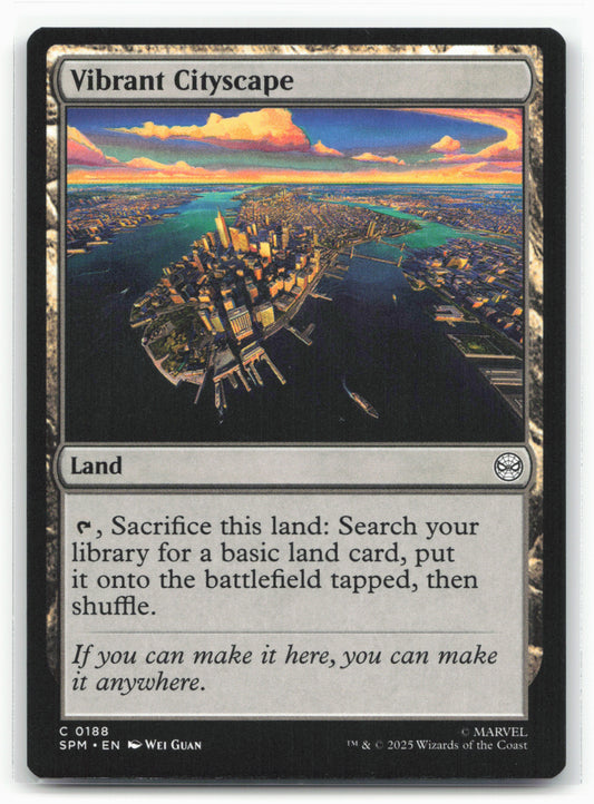 Marvel's Spider-Man #188 Vibrant Cityscape