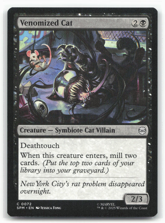 Marvel's Spider-Man #72 Venomized Cat