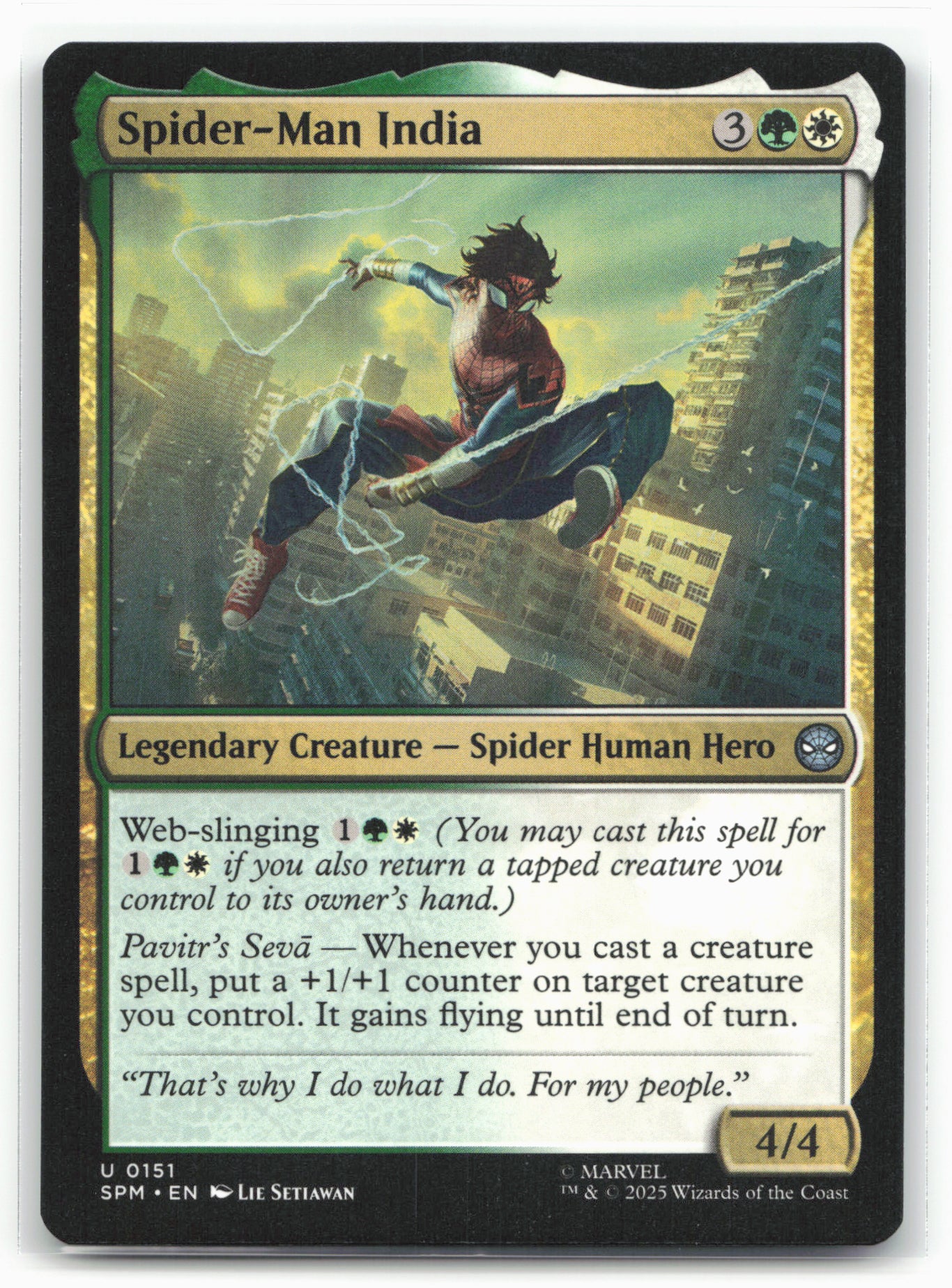 Marvel's Spider-Man #151 Spider-Man India