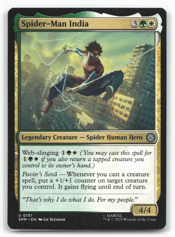 
Marvel's Spider-Man #151 Spider-Man India
