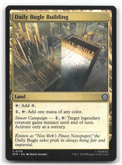 Marvel's Spider-Man #179 Daily Bugle Building