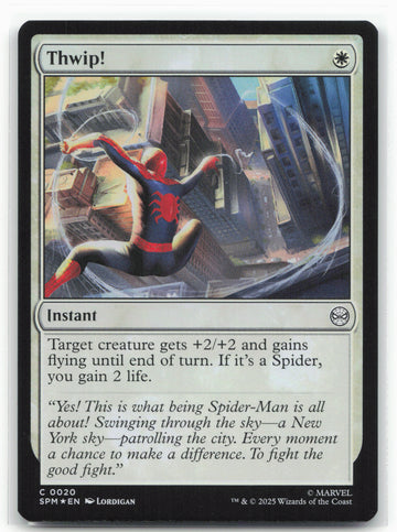
Marvel's Spider-Man #20 Thwip! Foil