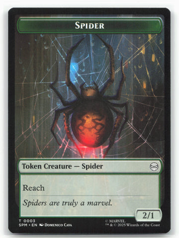 
Marvel's Spider-Man #0002 Token Creature Illusion Villain, Spider