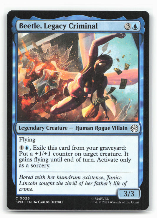 Marvel's Spider-Man #26 Beetle, Legacy Criminal