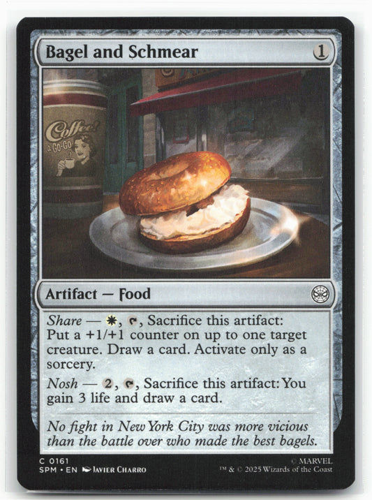 Marvel's Spider-Man #161 Bagel and Schmear