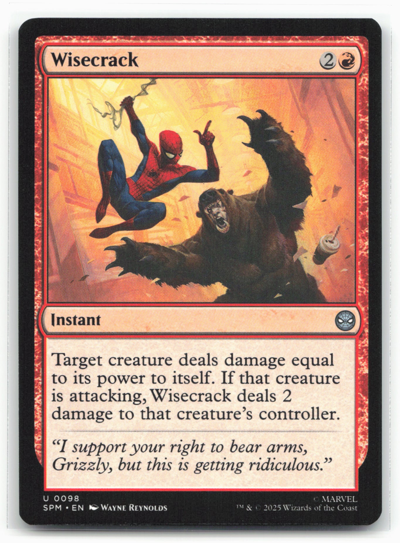 Marvel's Spider-Man #98 Wisecrack