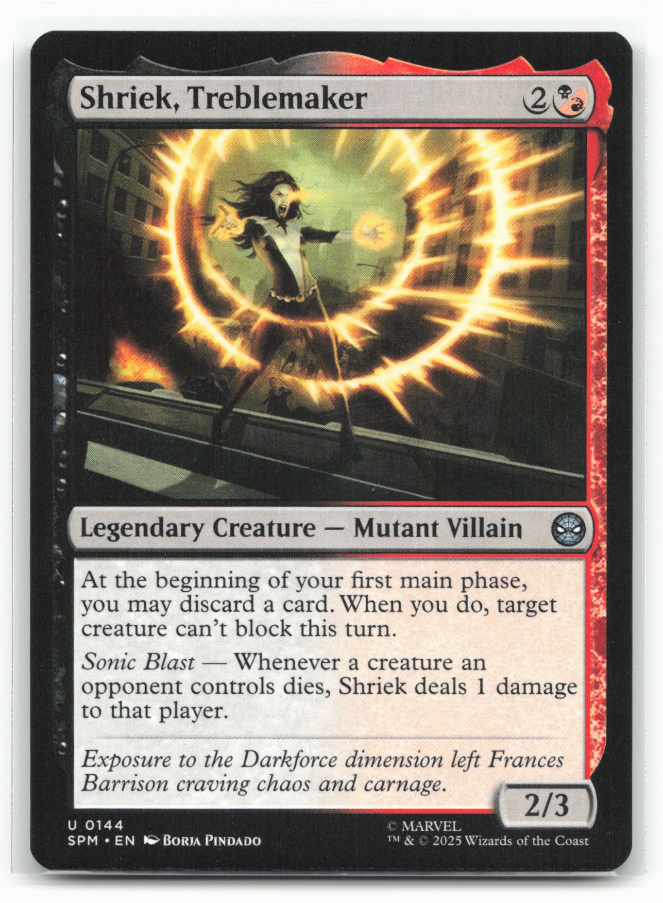 Marvel's Spider-Man #144 Shriek, Treblemaker