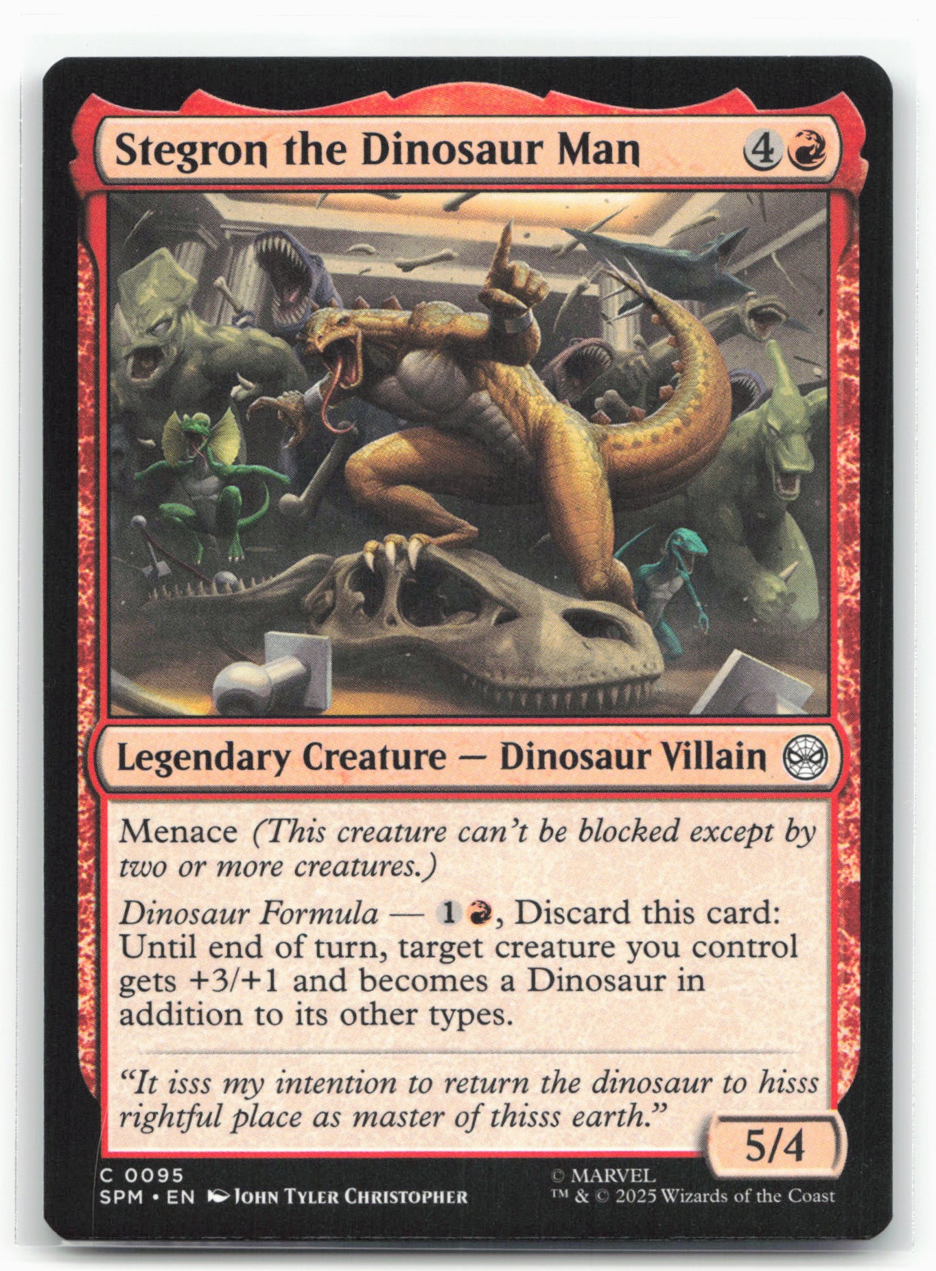 Marvel's Spider-Man #95 Stegron the Dinosaur Man