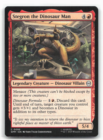 
Marvel's Spider-Man #95 Stegron the Dinosaur Man