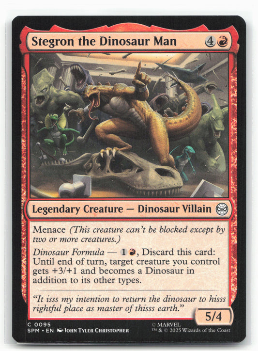 Marvel's Spider-Man #95 Stegron the Dinosaur Man