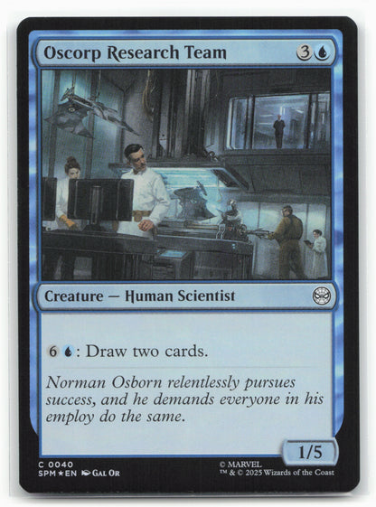 Marvel's Spider-Man #40 Oscorp Research Team Foil