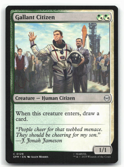 Marvel's Spider-Man #129 Gallant Citizen