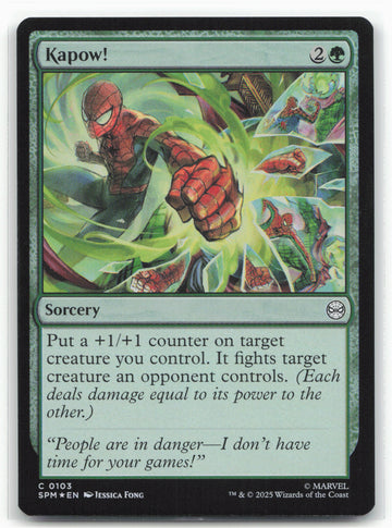 
Marvel's Spider-Man #103 Kapow! Foil