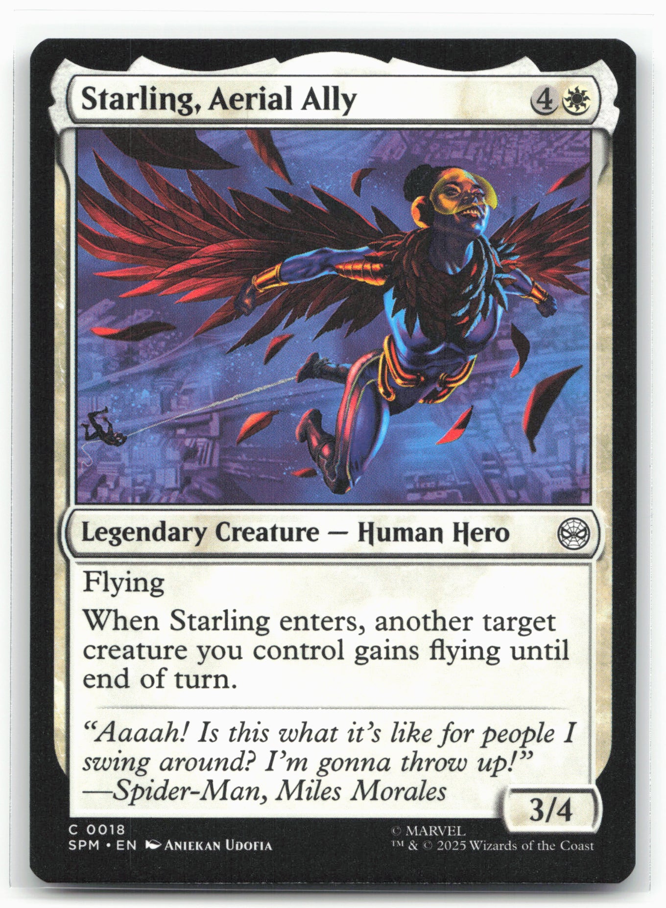 Marvel's Spider-Man #18 Starling, Aerial Ally