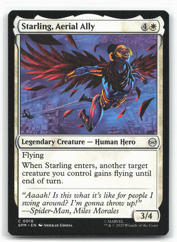 
Marvel's Spider-Man #18 Starling, Aerial Ally