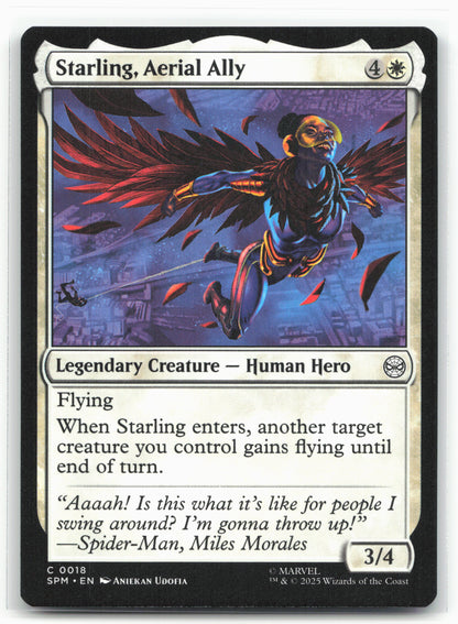Marvel's Spider-Man #18 Starling, Aerial Ally