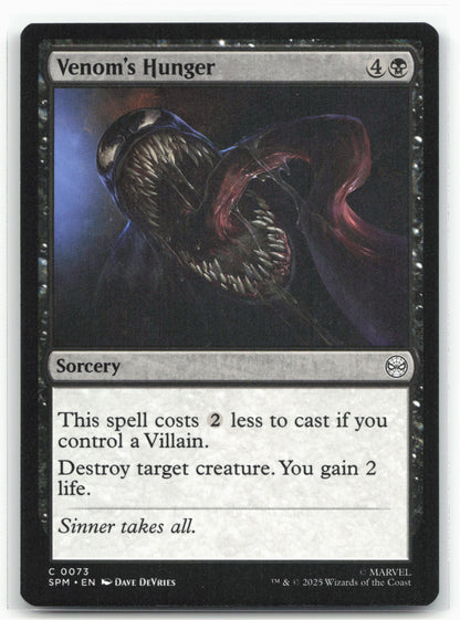 Marvel's Spider-Man #73 Venom's Hunger